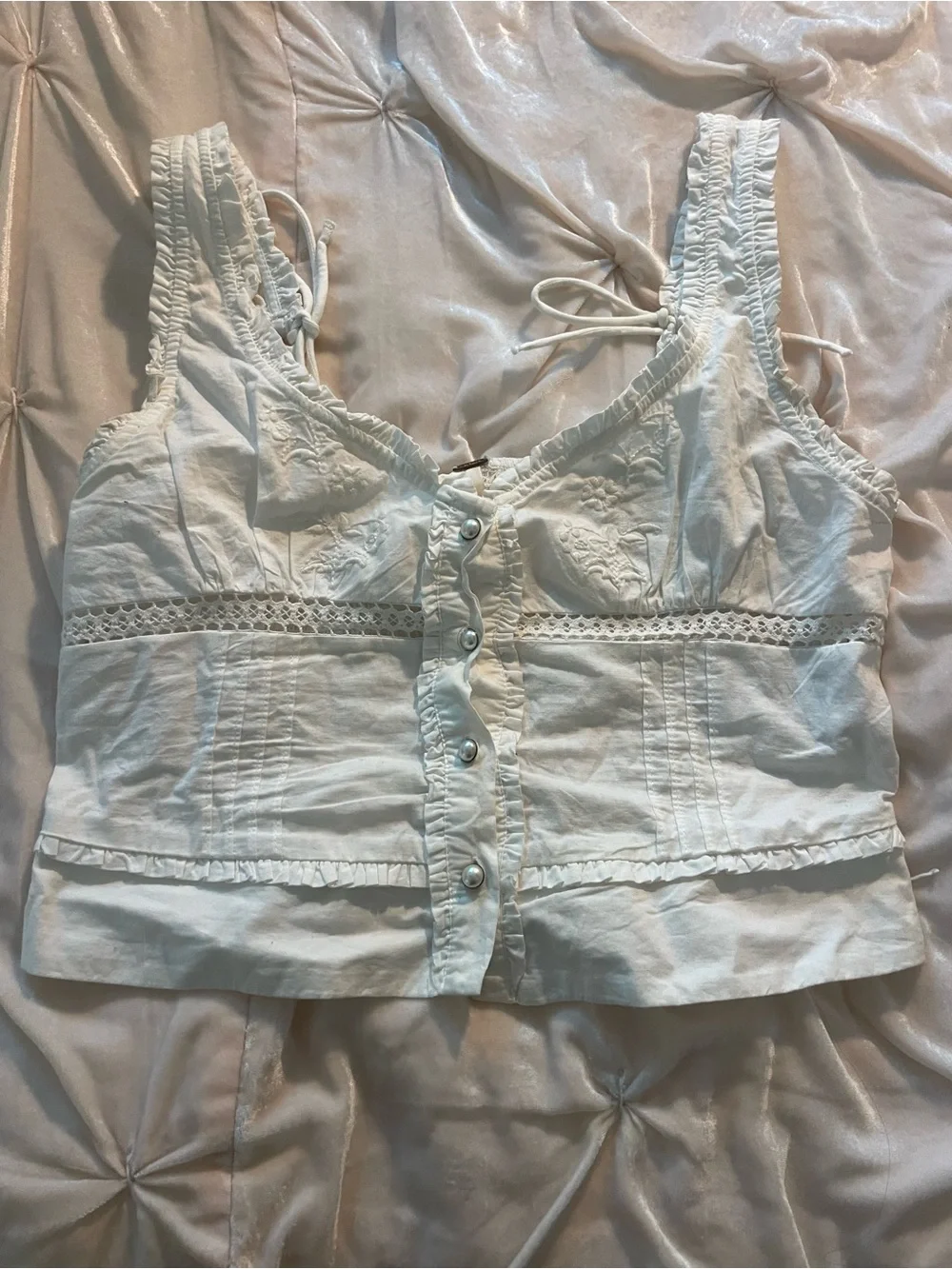 Free People Kerry Tank in Optic White